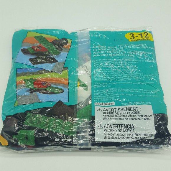 LEGO Classic McDonalds Hamburglar Plane #1841 1999 NEW #7 - Picture 3 of 3